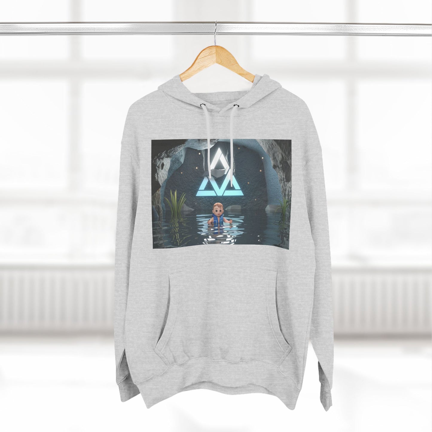 Dreiteiliger Fleece-Hoodie