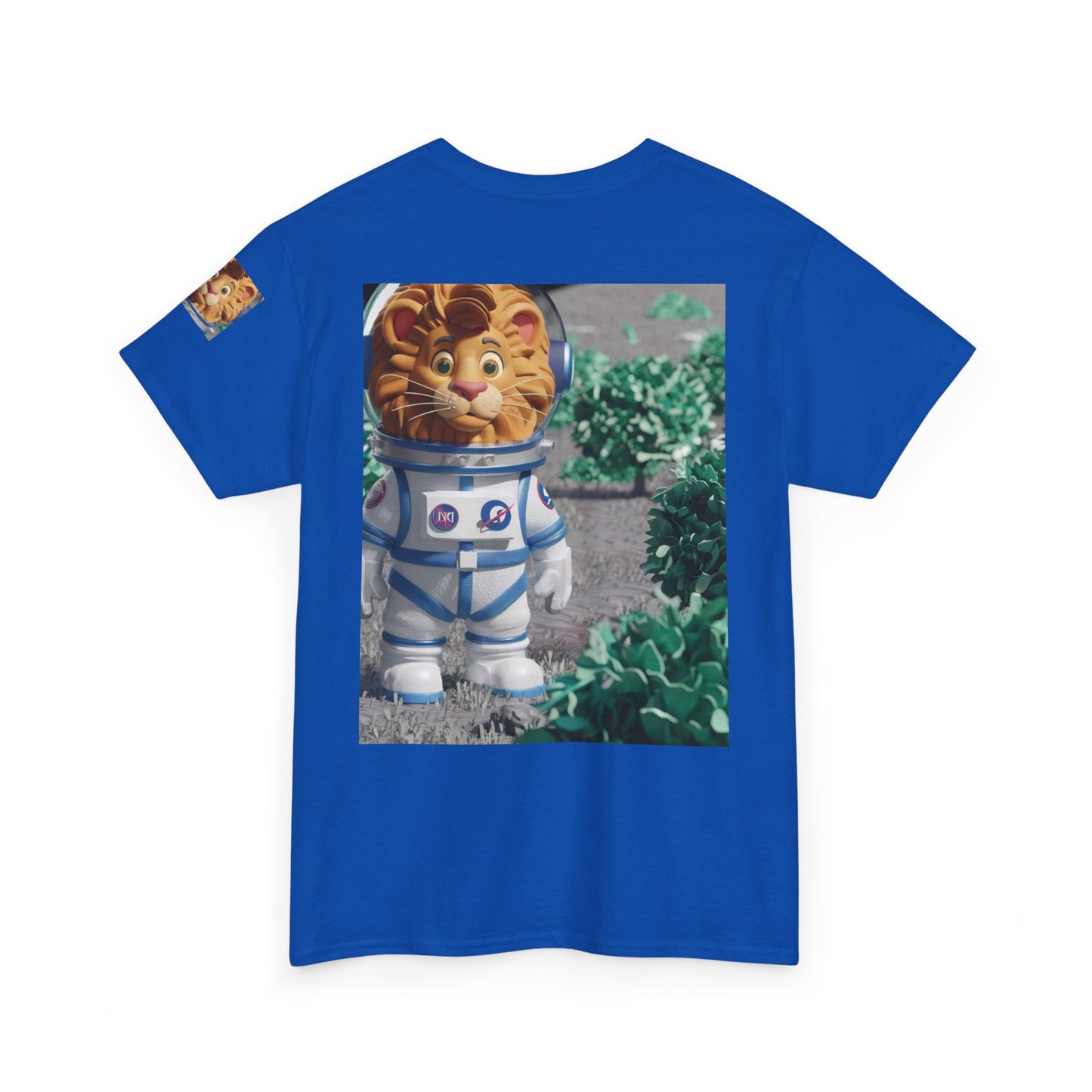 Astronaut Lion King Unisex Tee - Wild Bush & Space T-Shirt