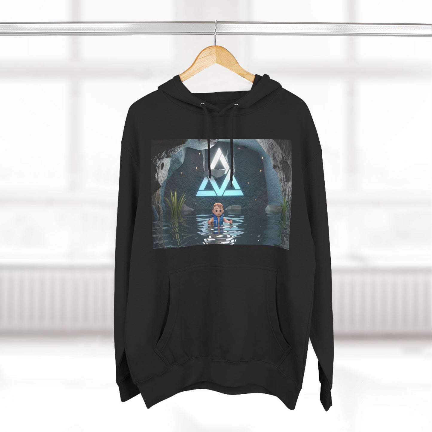 Dreiteiliger Fleece-Hoodie