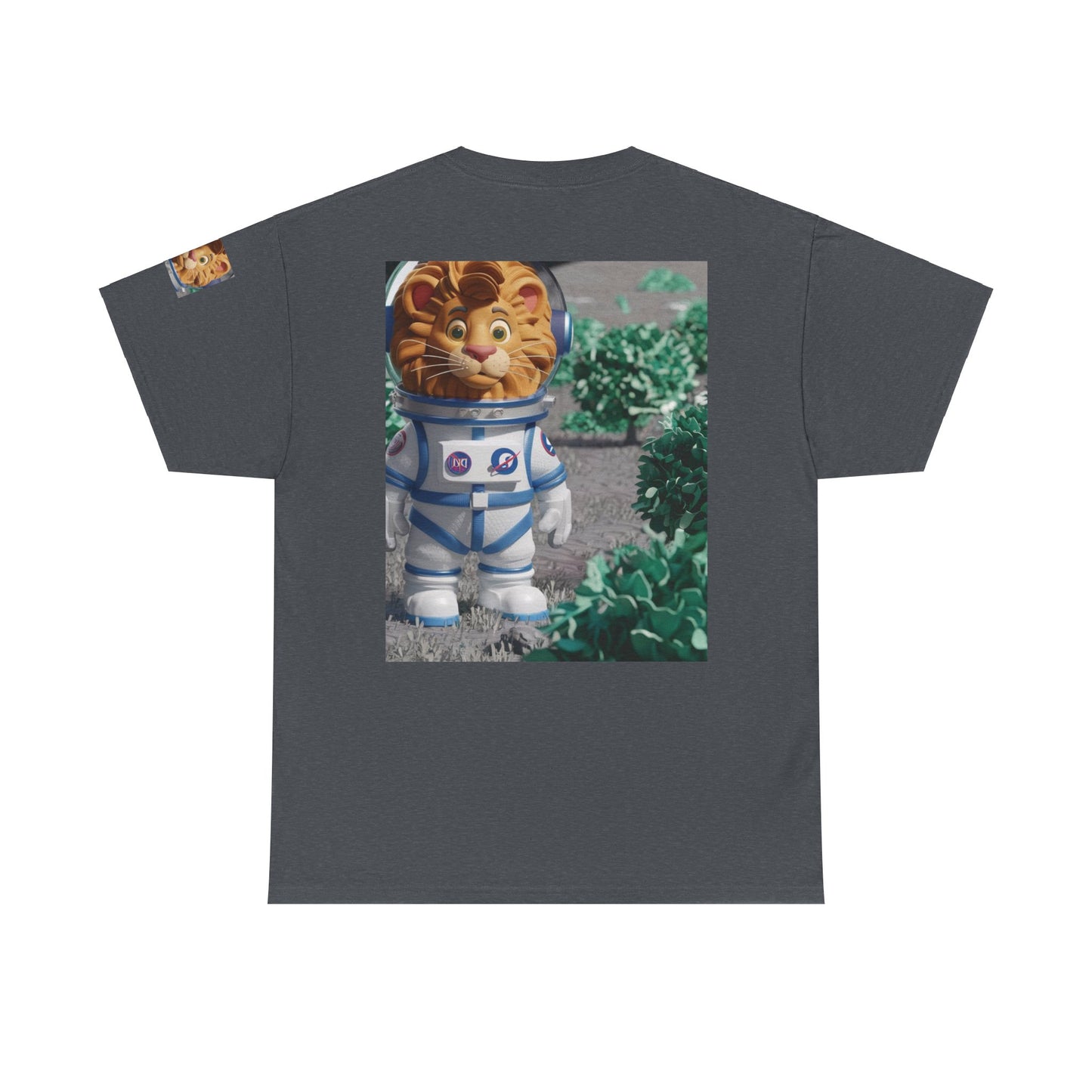 Astronaut Lion King Unisex Tee - Wild Bush & Space T-Shirt