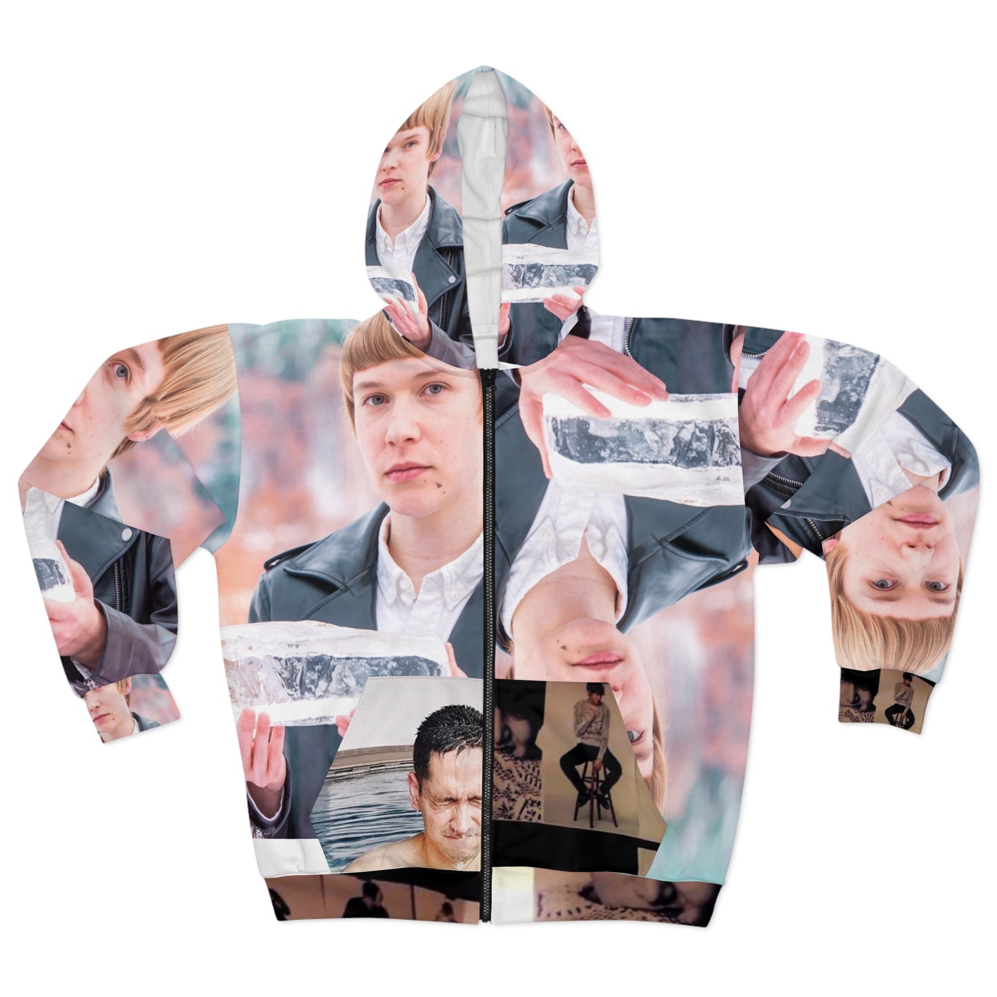 UnisexCox einzigartiges Design-(Kapuzenpullover mit Reißverschluss)