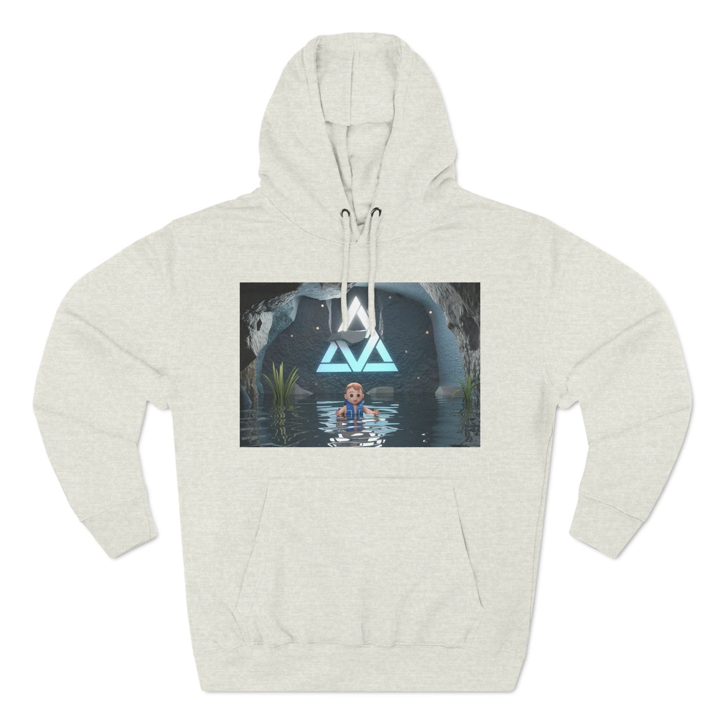 Dreiteiliger Fleece-Hoodie