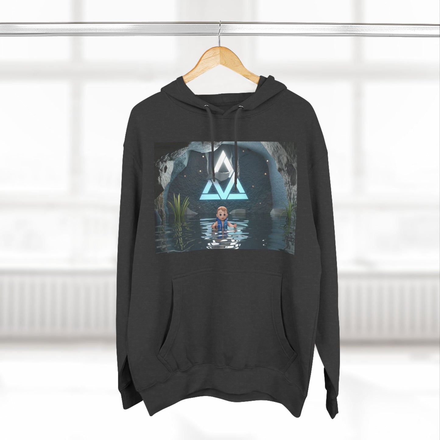Dreiteiliger Fleece-Hoodie
