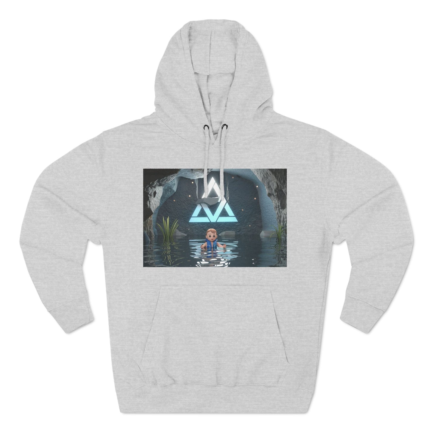 Dreiteiliger Fleece-Hoodie