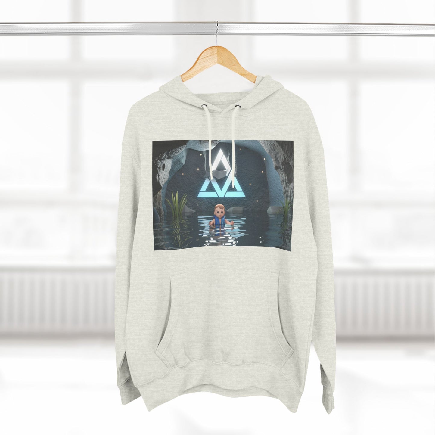 Dreiteiliger Fleece-Hoodie