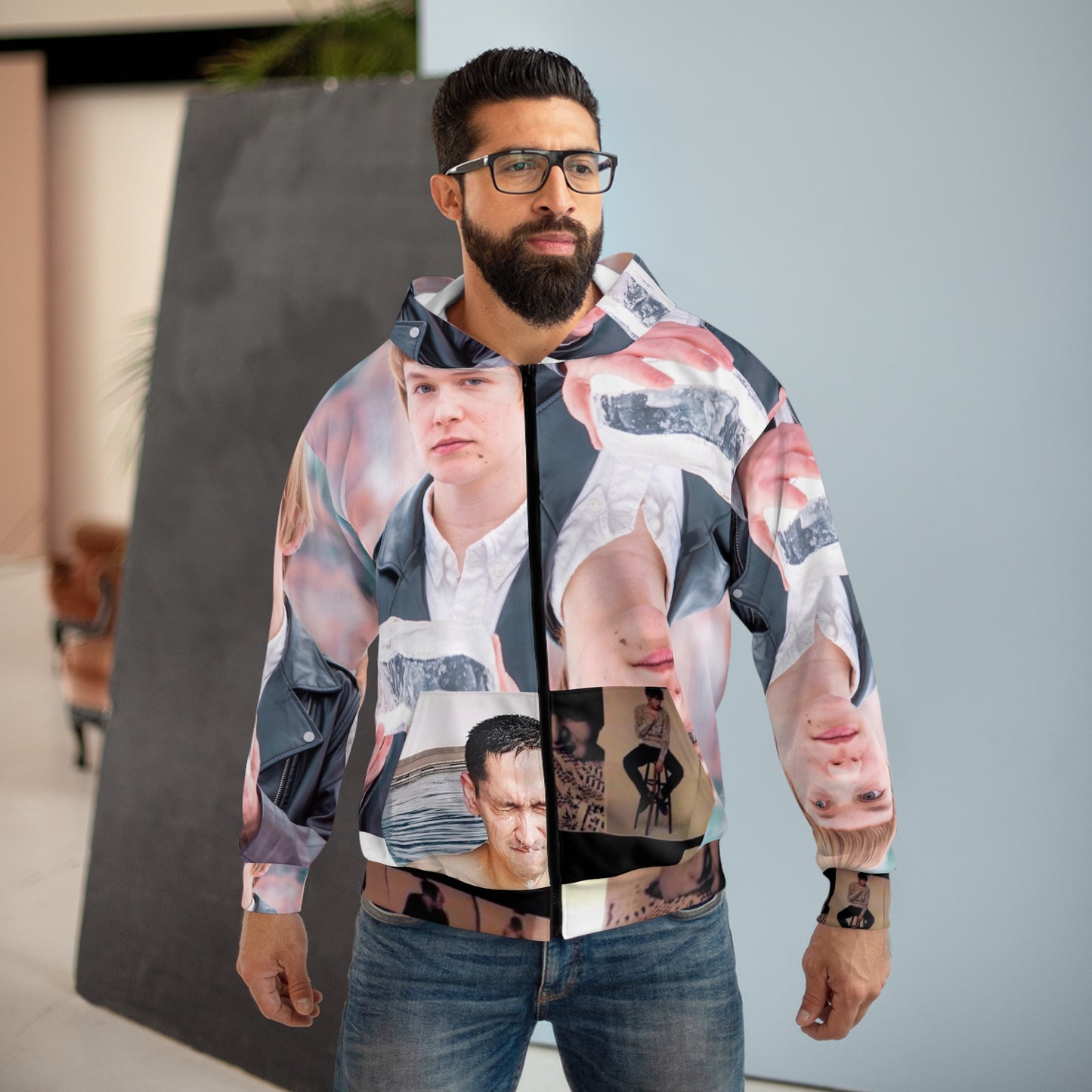 UnisexCox einzigartiges Design-(Kapuzenpullover mit Reißverschluss)