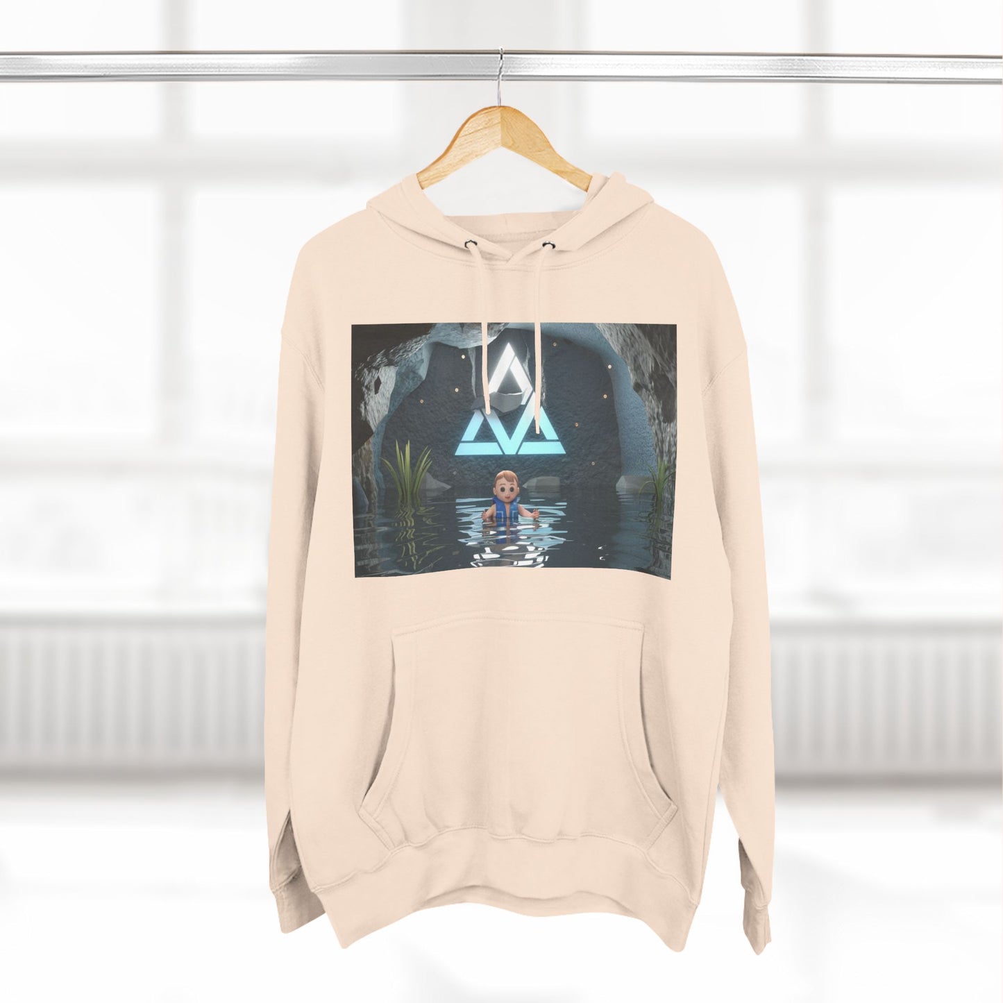 Dreiteiliger Fleece-Hoodie