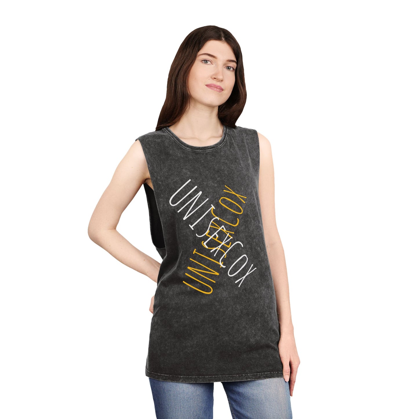 Unisex Stonewash Tank Top