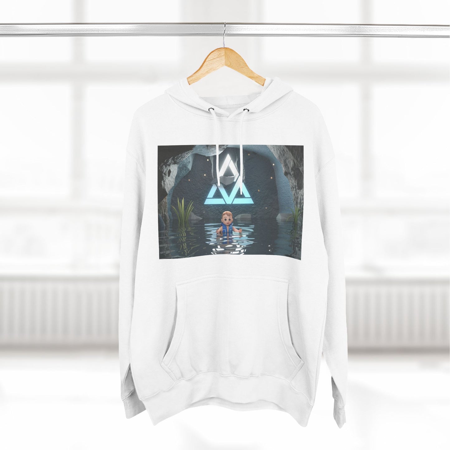Dreiteiliger Fleece-Hoodie