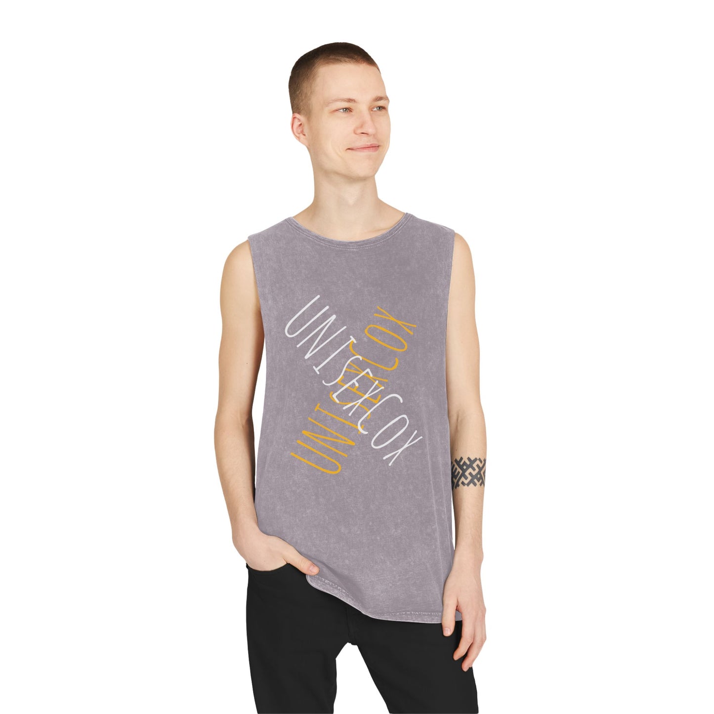 Unisex Stonewash Tank Top