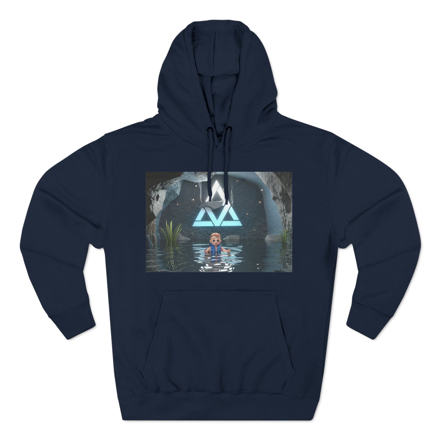 Dreiteiliger Fleece-Hoodie