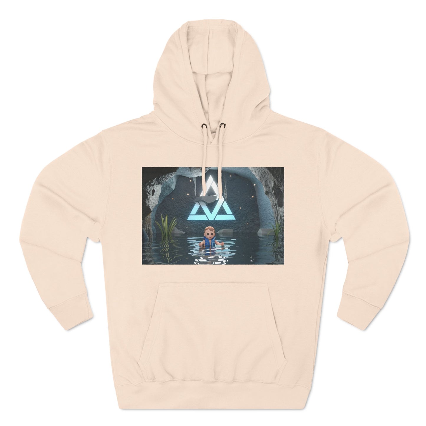 Dreiteiliger Fleece-Hoodie