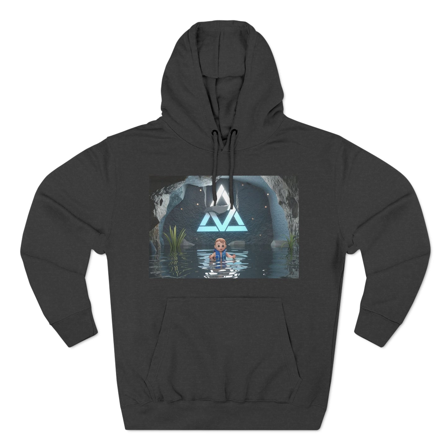 Dreiteiliger Fleece-Hoodie