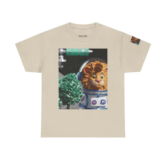 Astronaut Lion King Unisex Tee - Wild Bush & Space T-Shirt