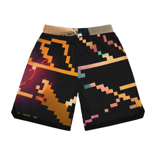 (UNIsexCox) unique design Basketball Rib Shorts (AOP)