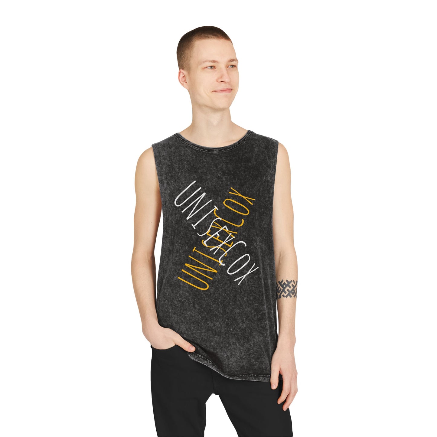 Unisex Stonewash Tank Top