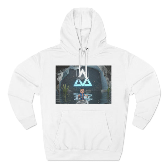 Three-Panel Fleece Hoodie